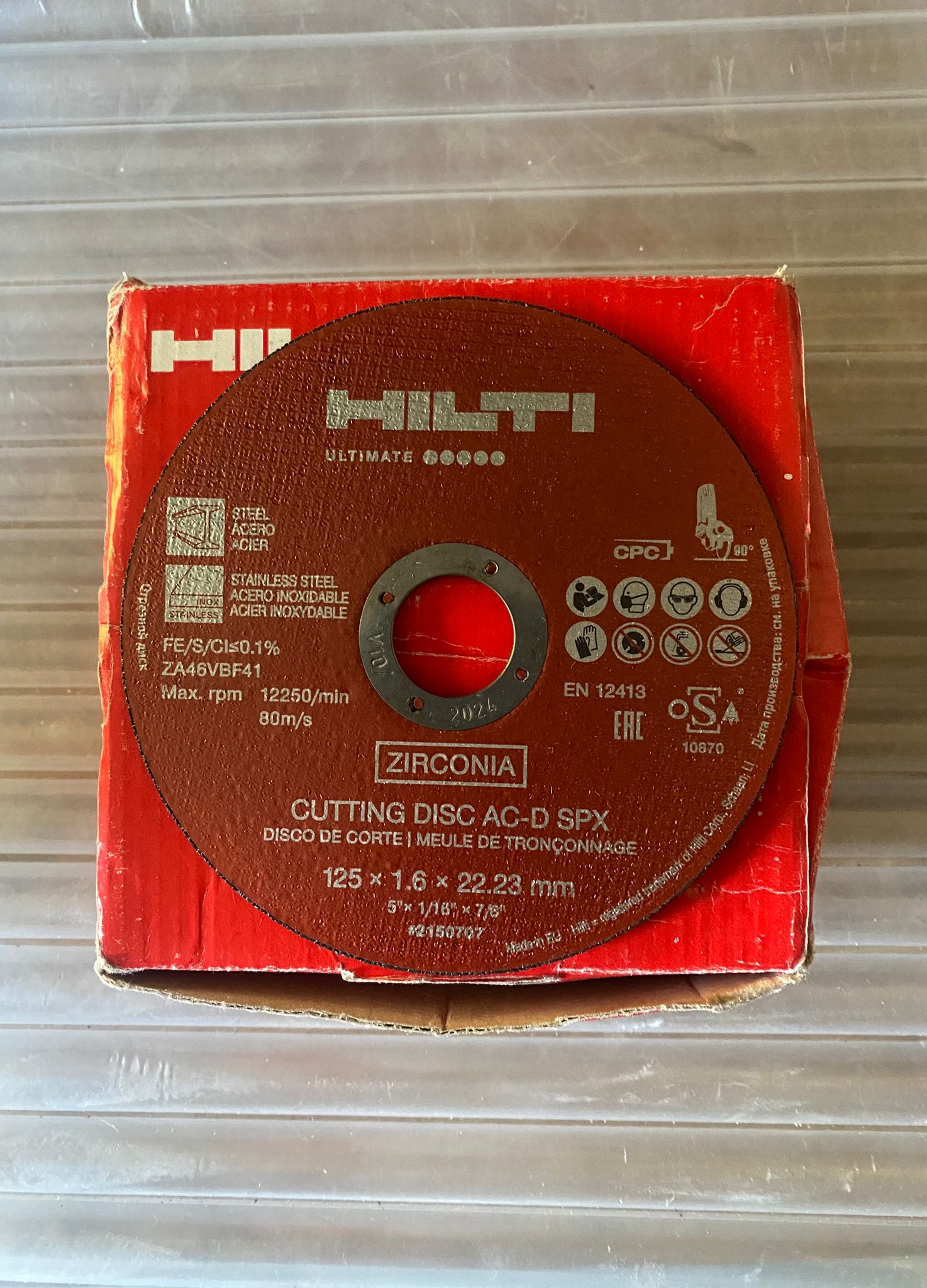 25 Disques à tronçonner Hilti AC D SPX 125