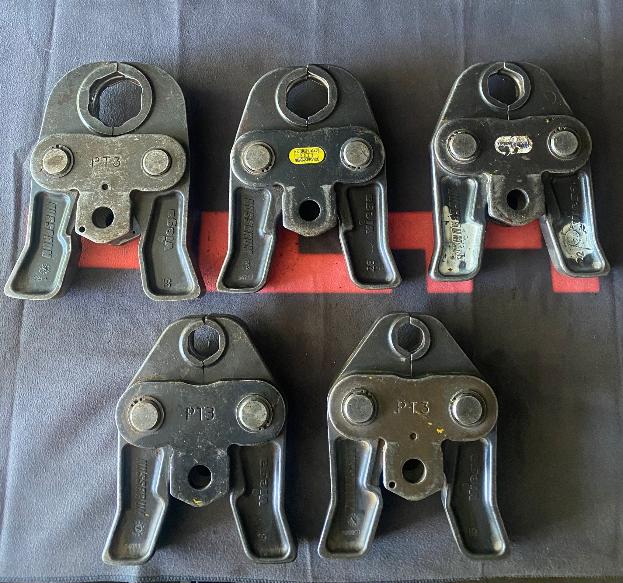 5 Mâchoires Sertisseuse Nussbaum Viega