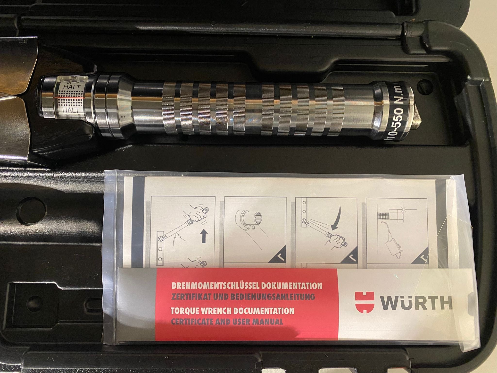 Clé Dynamométrique Wurth 3/4 110 550 NM