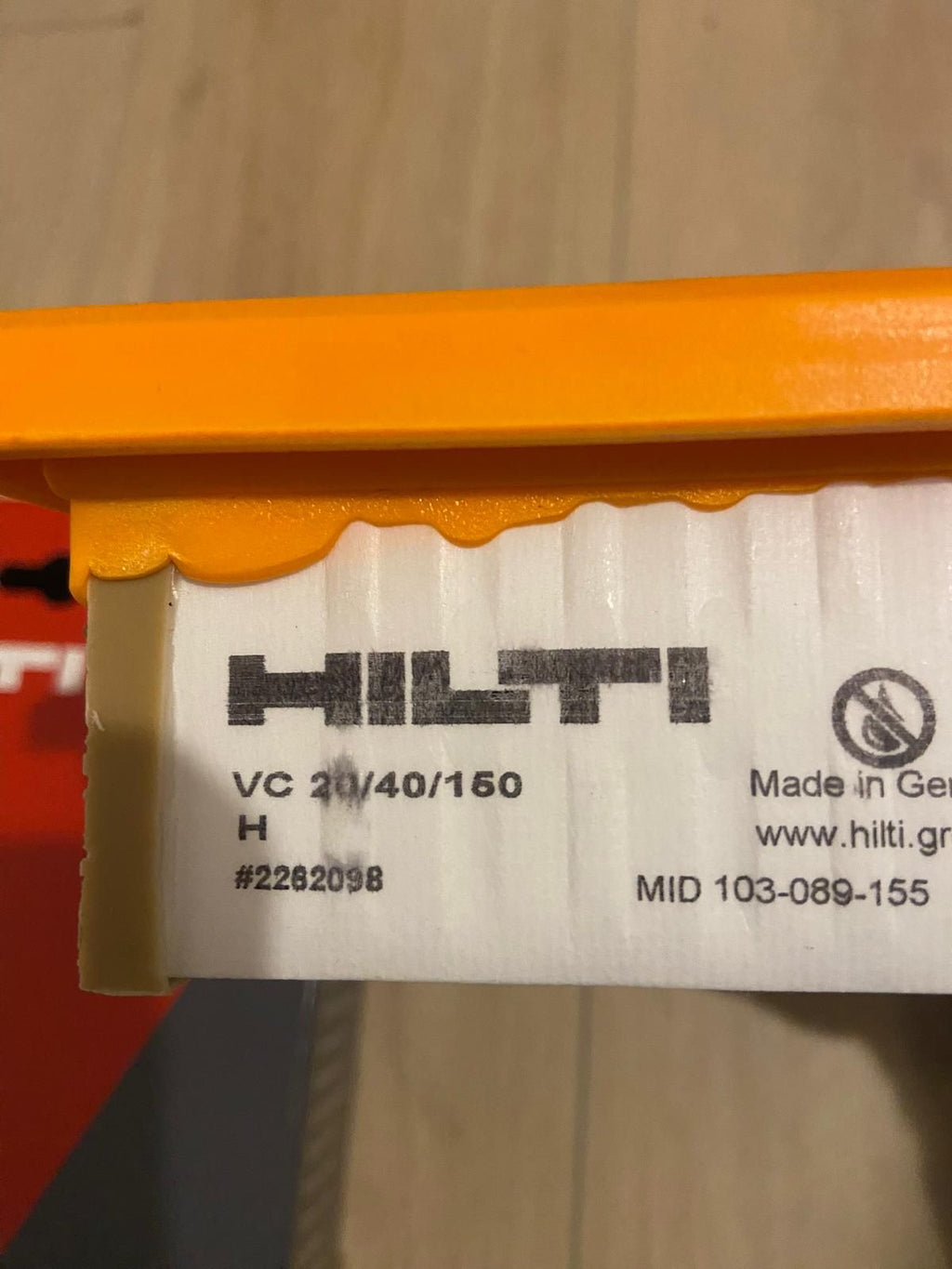 Filtre Hilti VC H