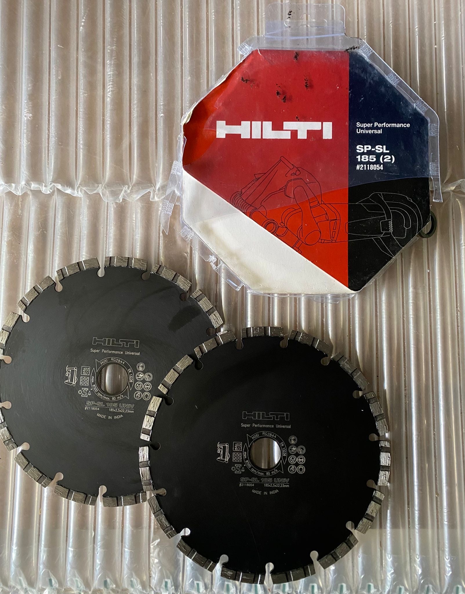 2 Disques Rainureuse Hilti SP SL 185