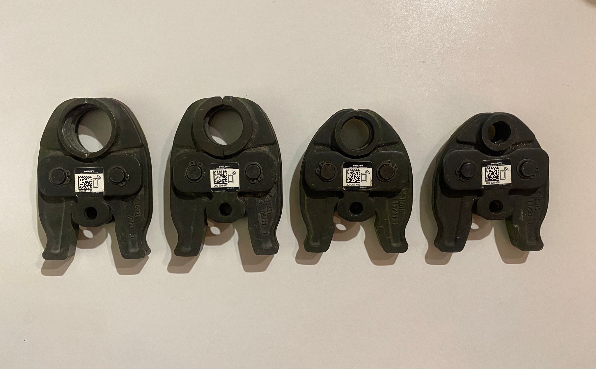 4 Mâchoires Sertisseuse Hilti NPR PM TH40/32/26/16