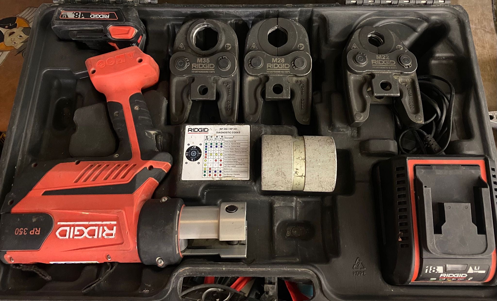 Sertisseuse Ridgid RP 350