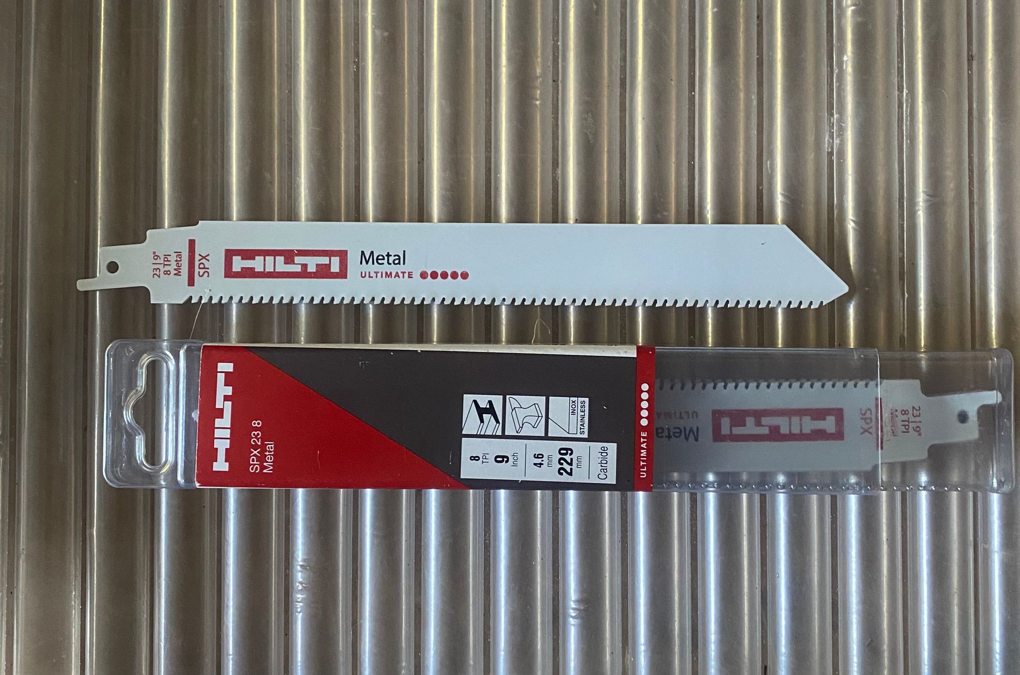 9 Lames Métal Scie Sabre Hilti SPX 23 8
