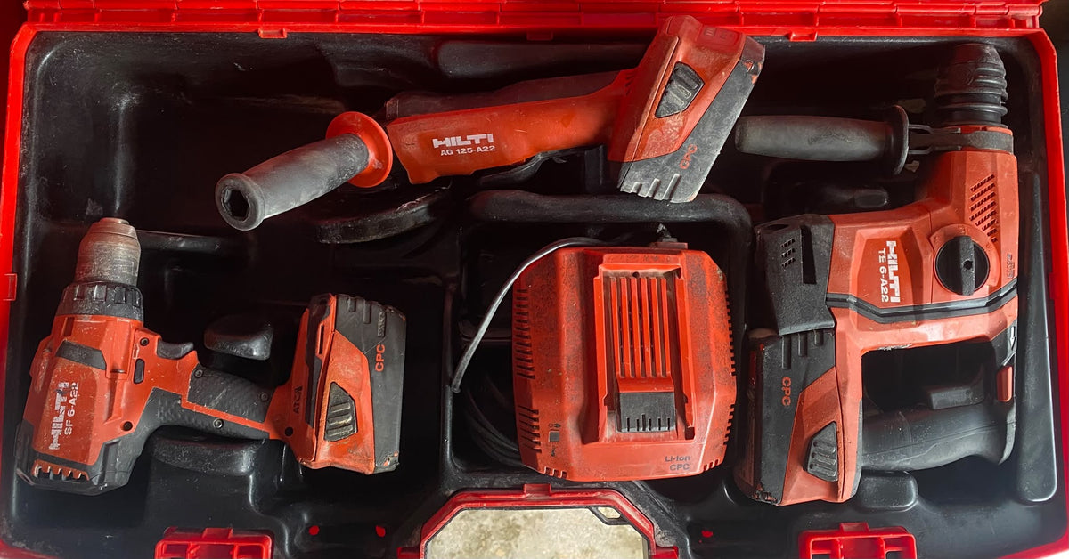 Pack 3 Outils Hilti TE 6 + AG 125 + SF 6