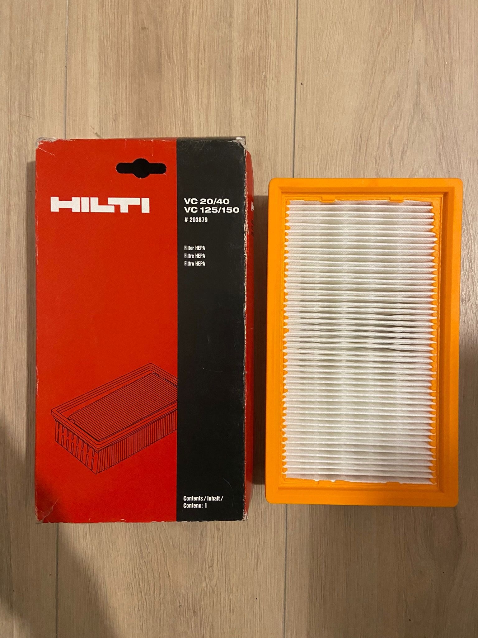 Filtre Hilti VC HEPA