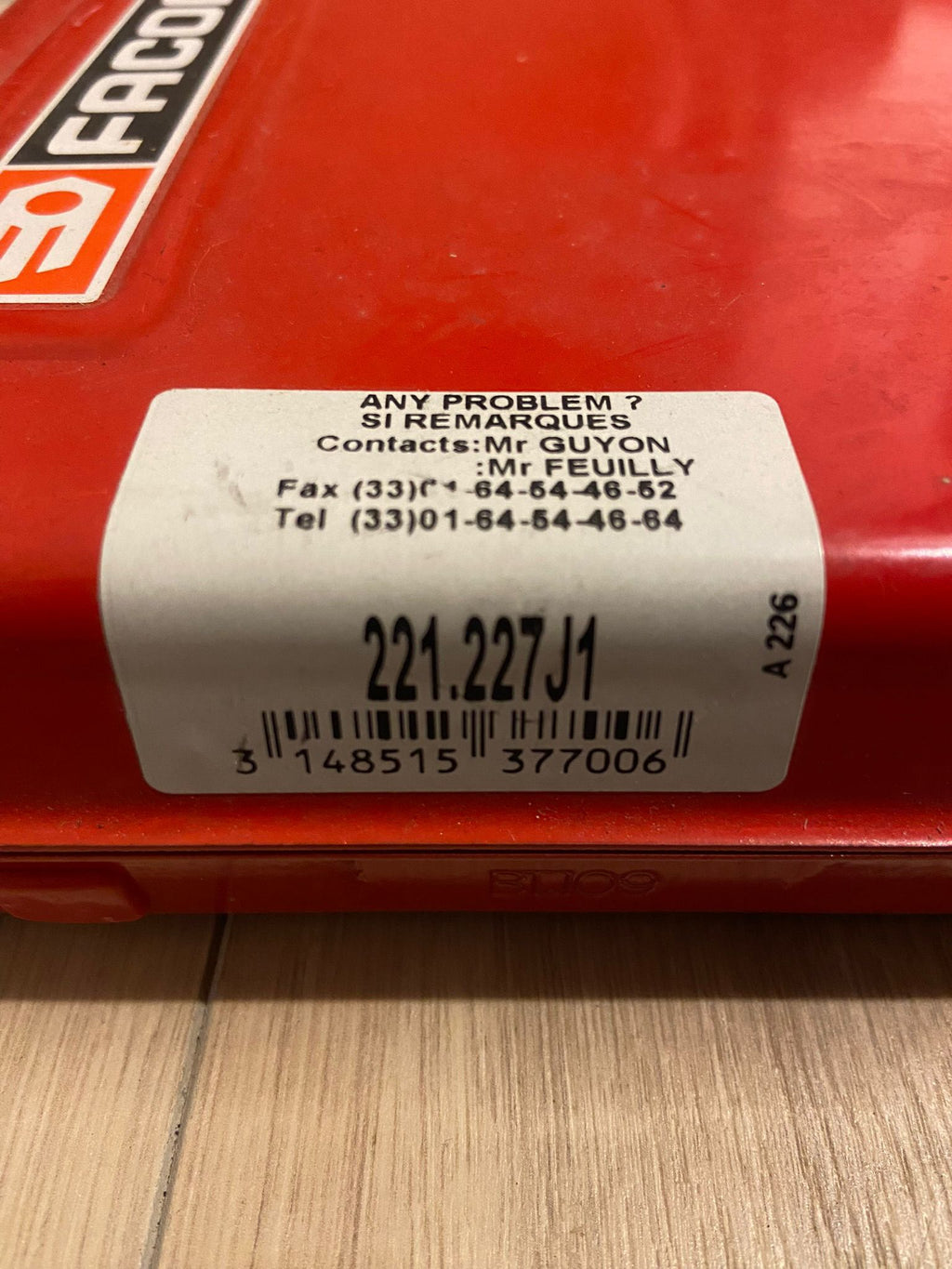 Kit Tarauds,Filières, Porte Outils Facom 221.227 J1