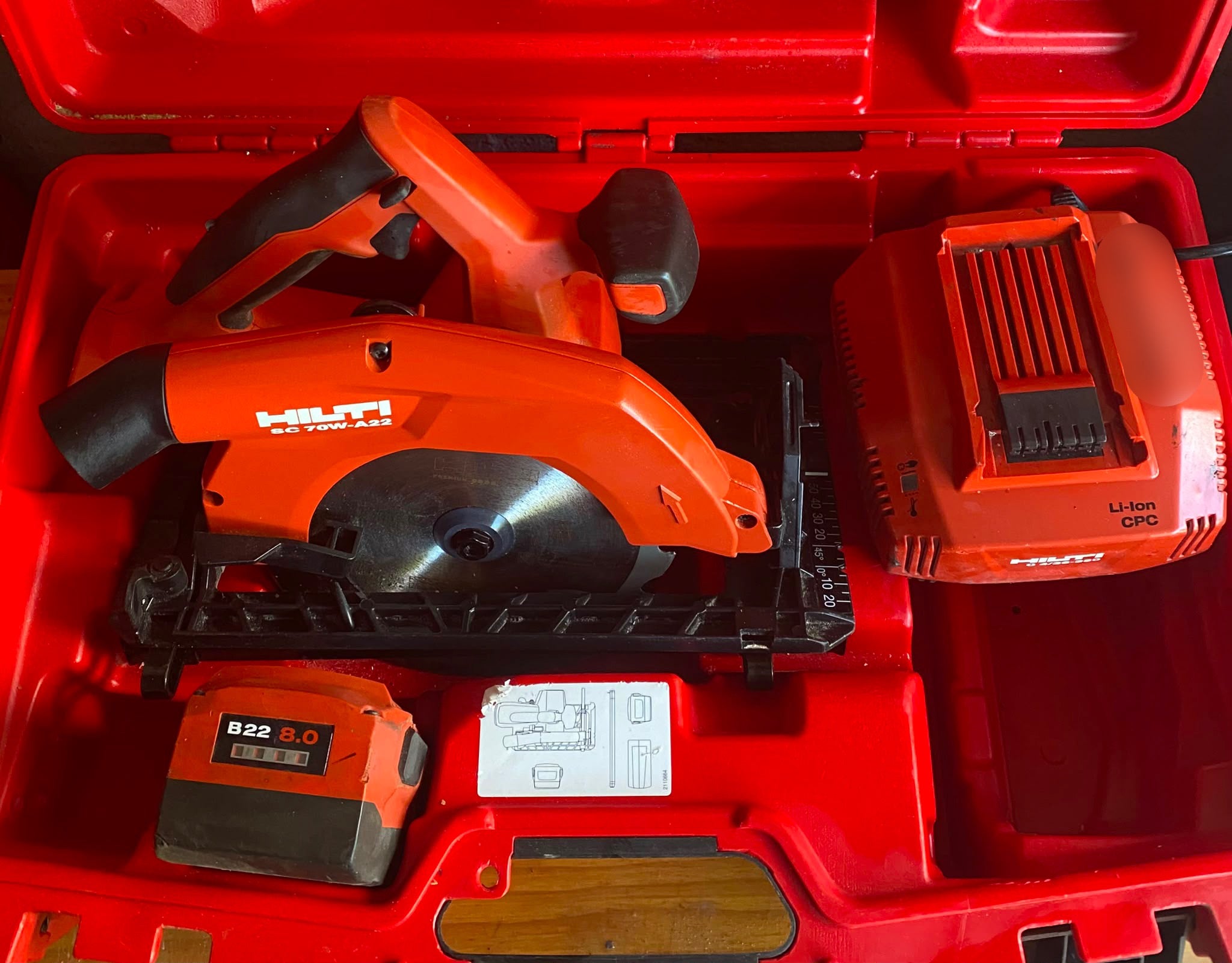 Scie Circulaire Hilti SC 70W A22