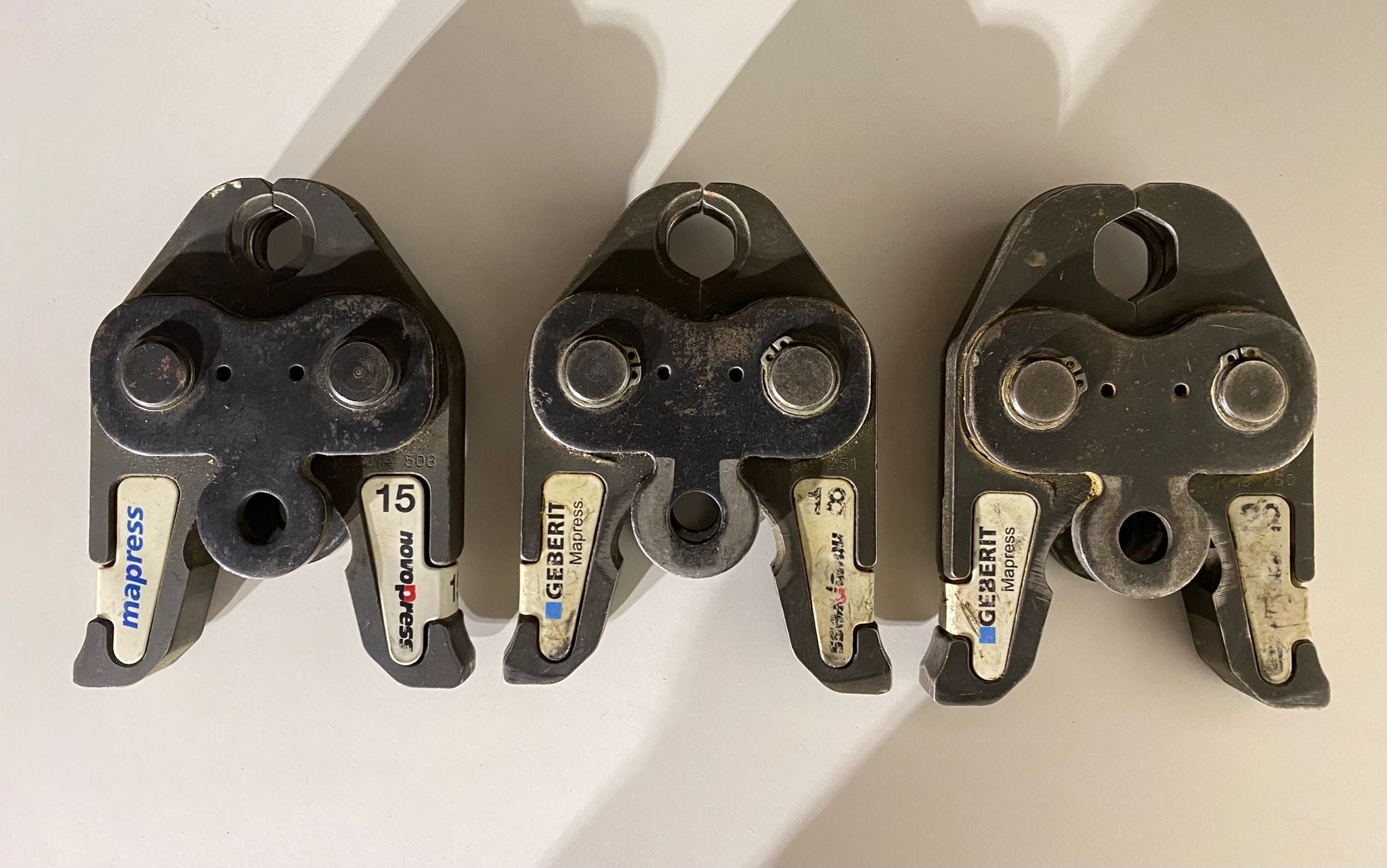 3 Mâchoires Sertisseuse Geberit Novopress Mapress 22/18/15