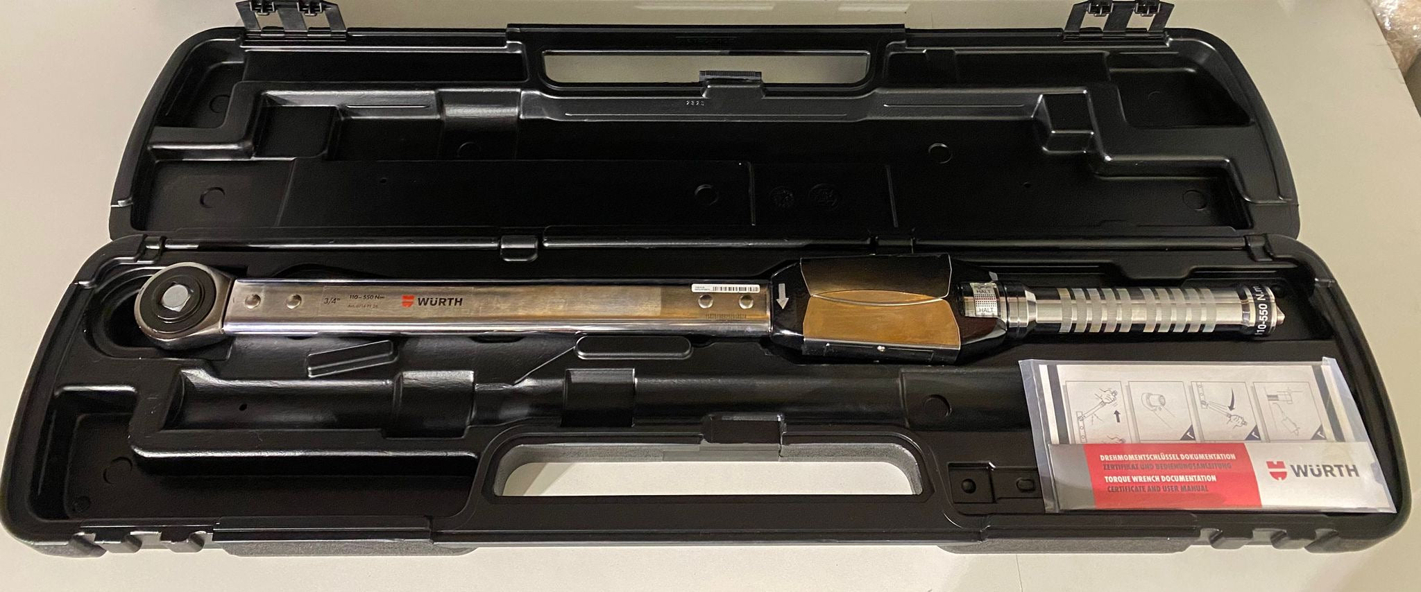 Clé Dynamométrique Wurth 3/4 110 550 NM