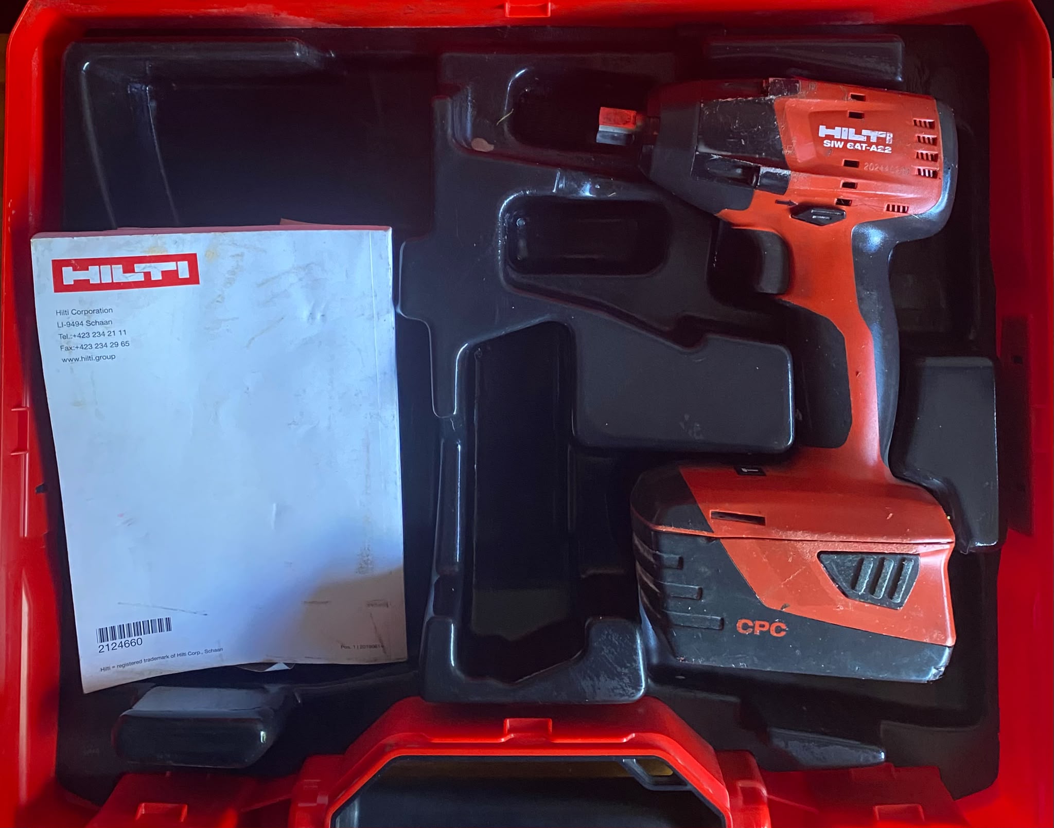 Boulonneuse Hilti SIW 6 AT A22