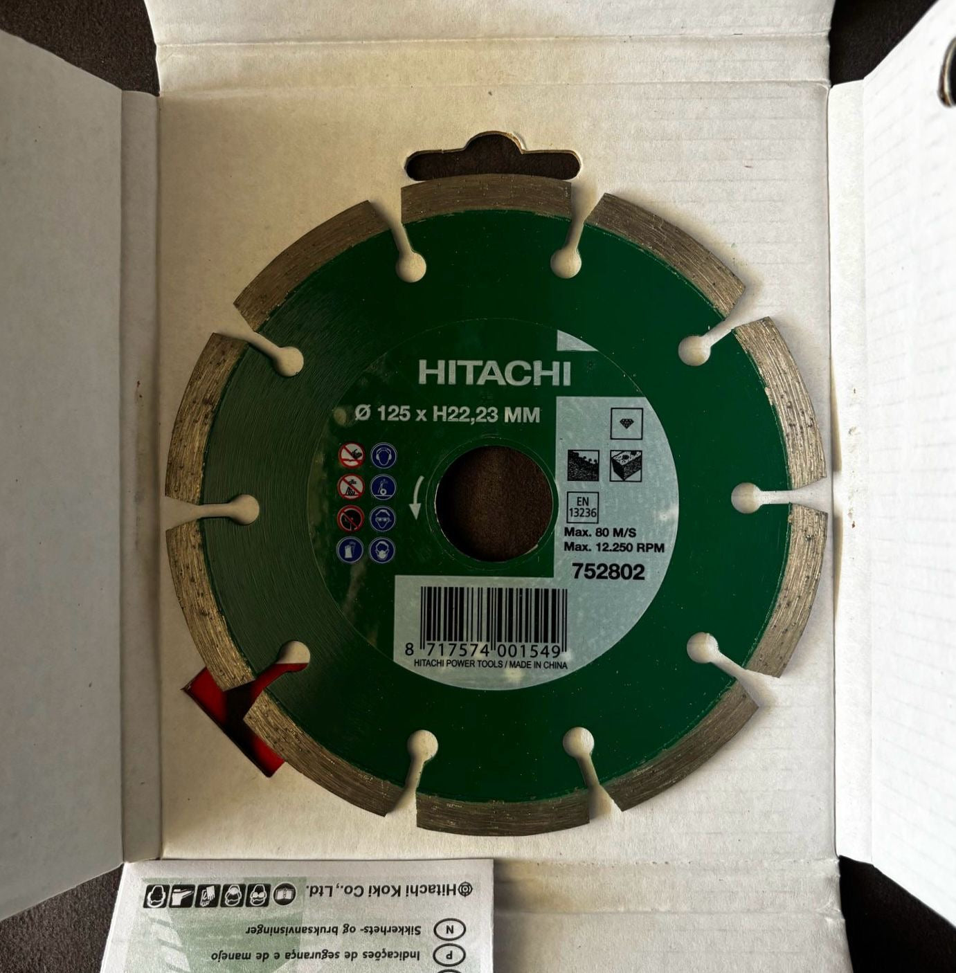 20 Disques Diamant Hitachi 125