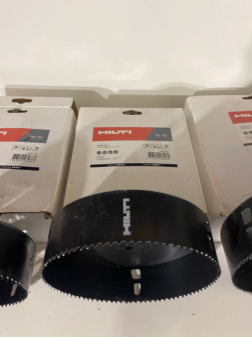 3 Scies Cloches Hilti Bimétal Multicut 210/168/140