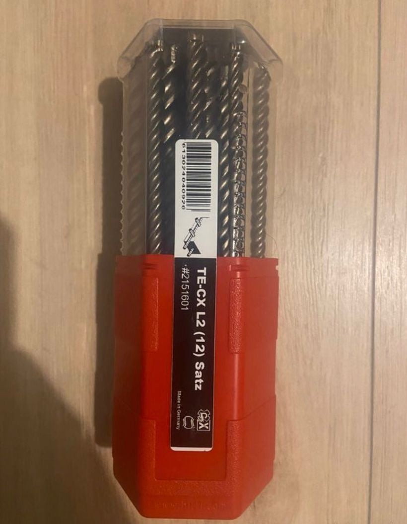 Set 12 Forêts Béton Hilti TE CX L2