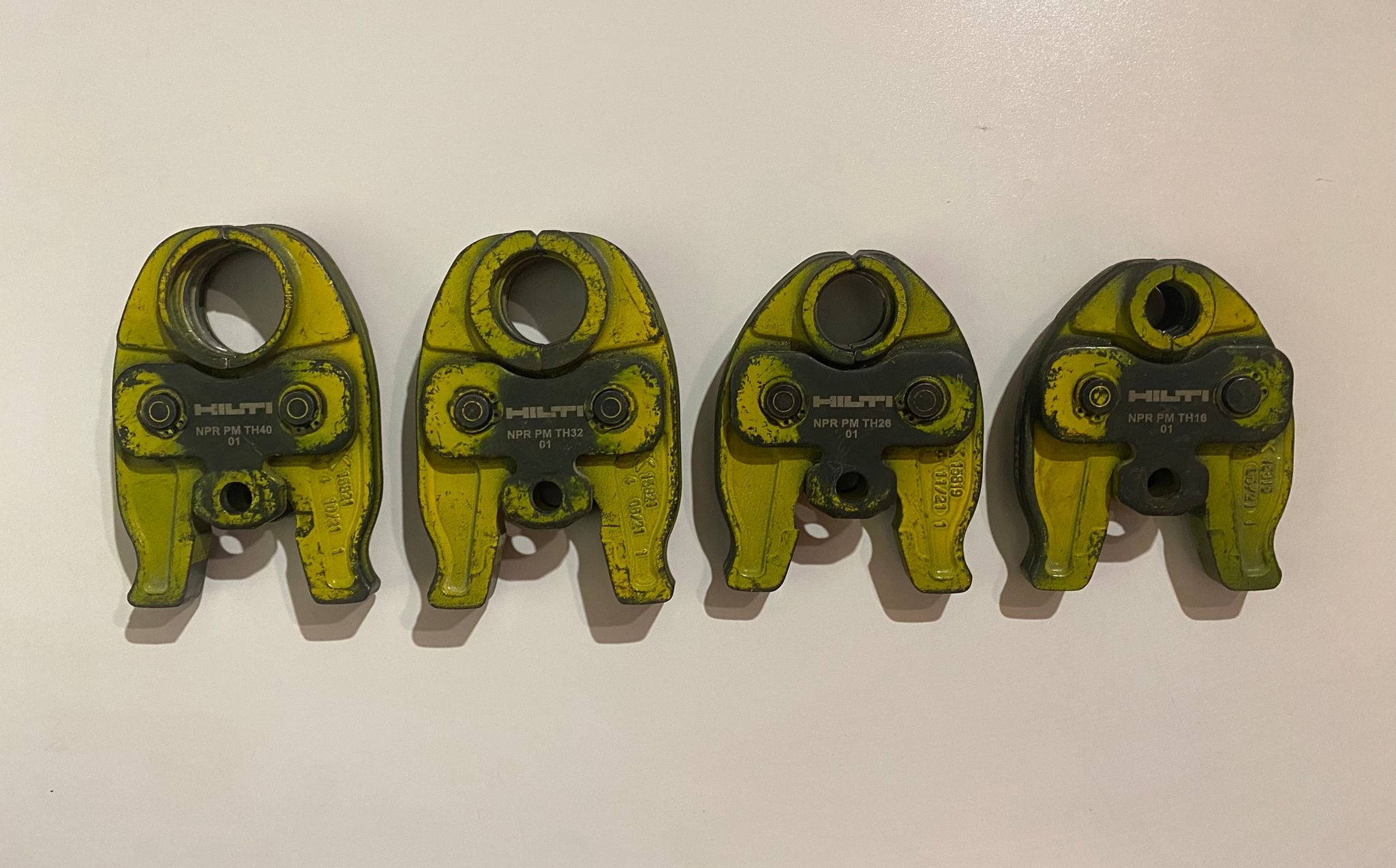 4 Mâchoires Sertisseuse Hilti NPR PM TH40/32/26/16