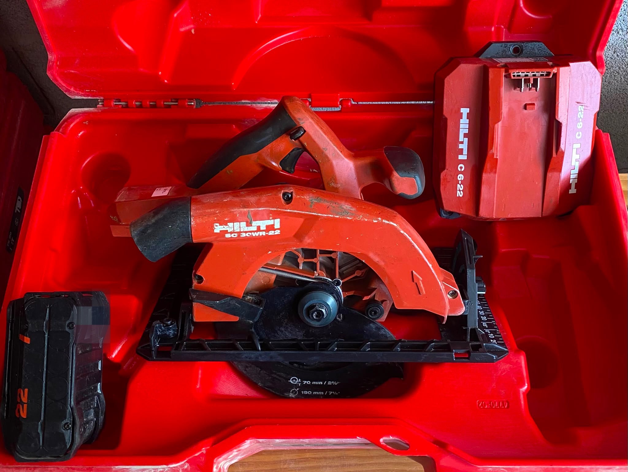Scie Circulaire Hilti Nuron SC 30WR 22